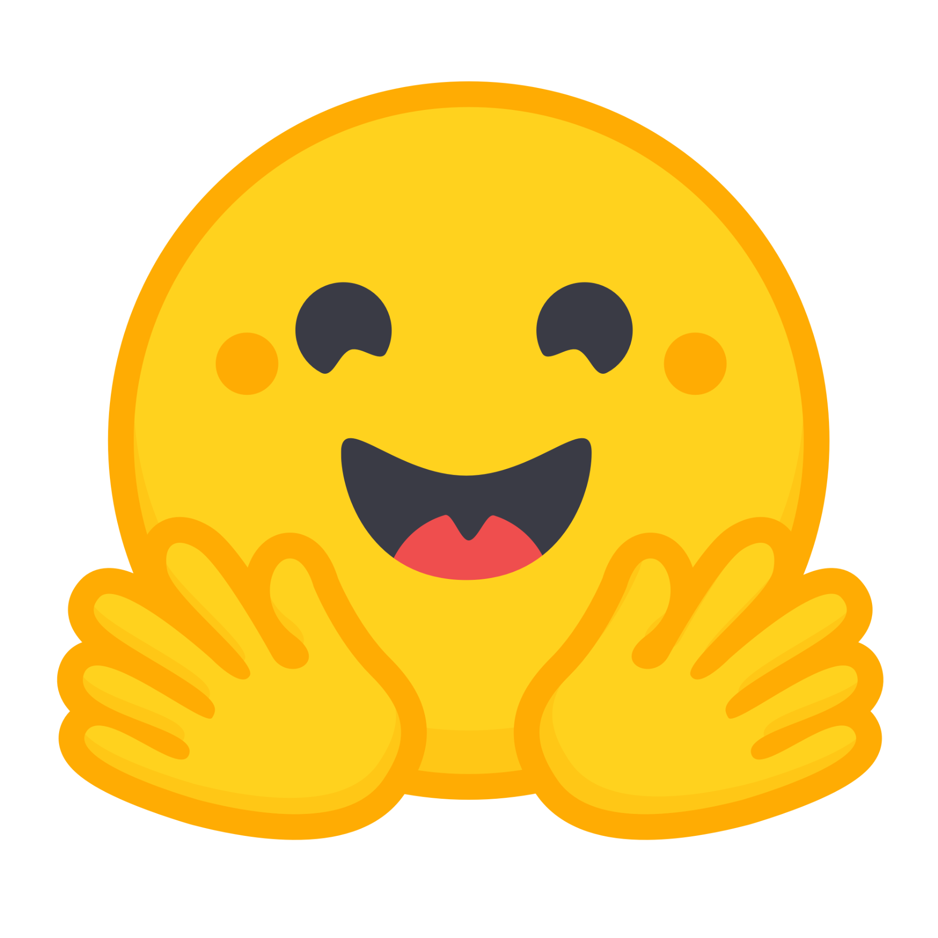 Hugging Face logotipas